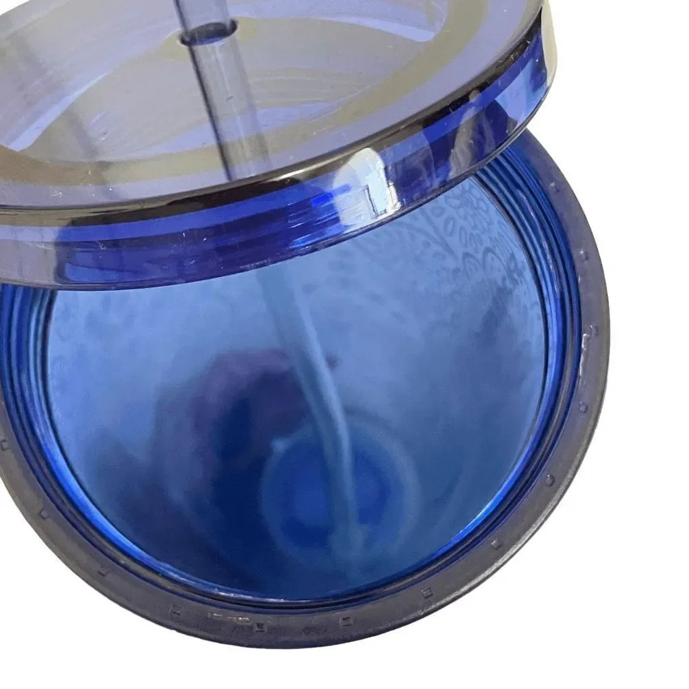 Starbucks 2019‎ Blue & White Floral Succulent Paisley Cold Cup Venti Tumbler
